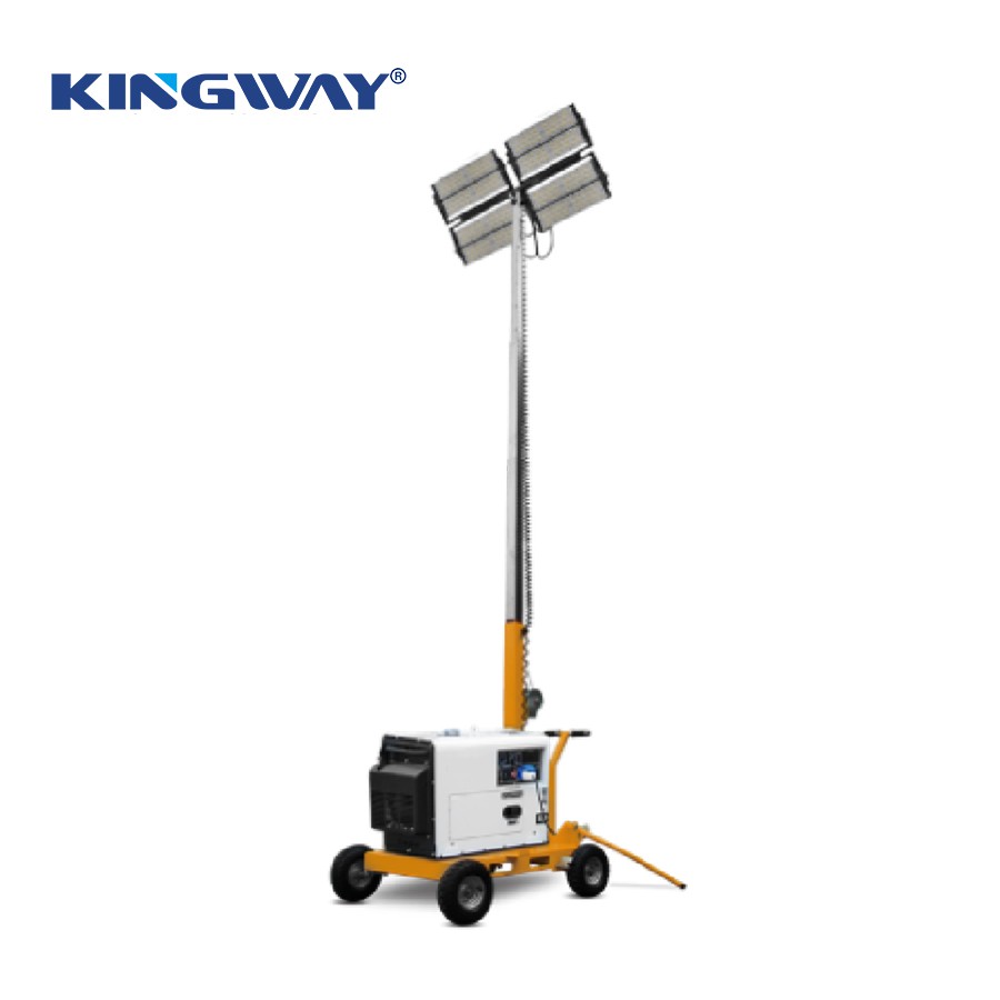 Tŵr Golau Llaw Fertigol 5m 120000 Lumens